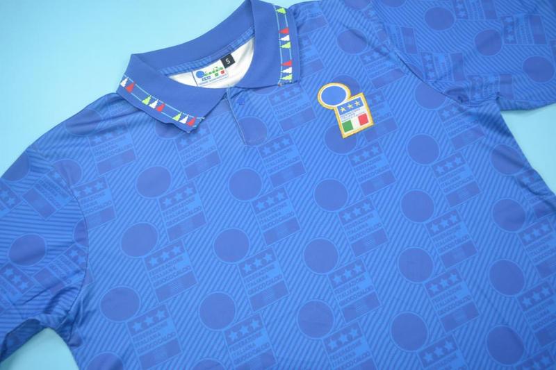 Thailand Quality(AAA) 1994 Italy Home Retro soccer Jersey