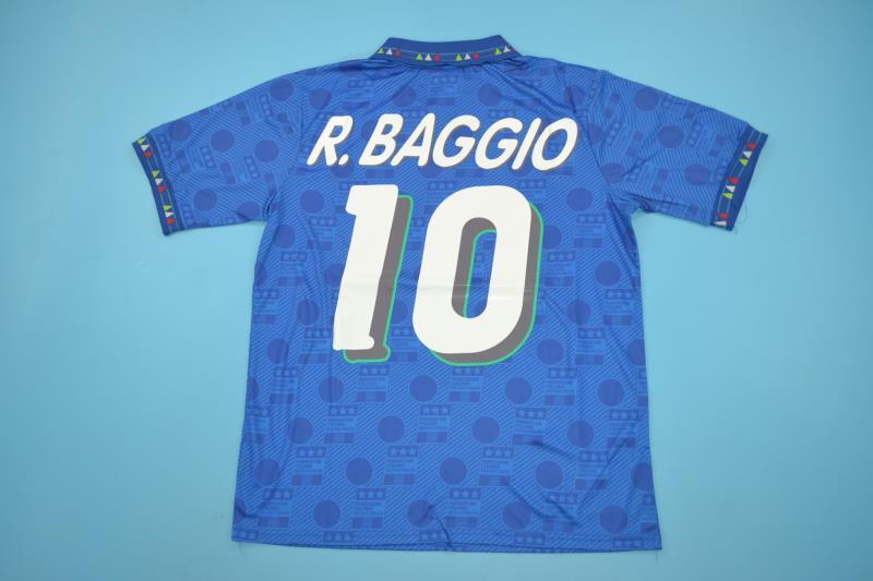 Thailand Quality(AAA) 1994 Italy Home Retro soccer Jersey