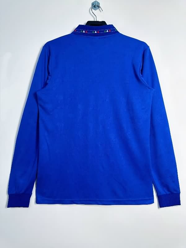 Thailand Quality(AAA) 1994 Italy Home Retro Long Sleeve Soccer Jersey