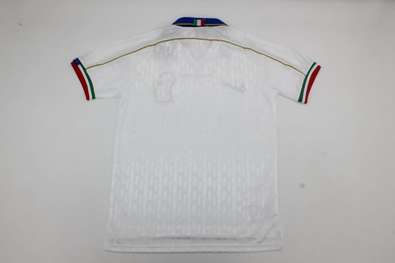 Thailand Quality(AAA) 1995 Italy Away Retro Soccer Jersey