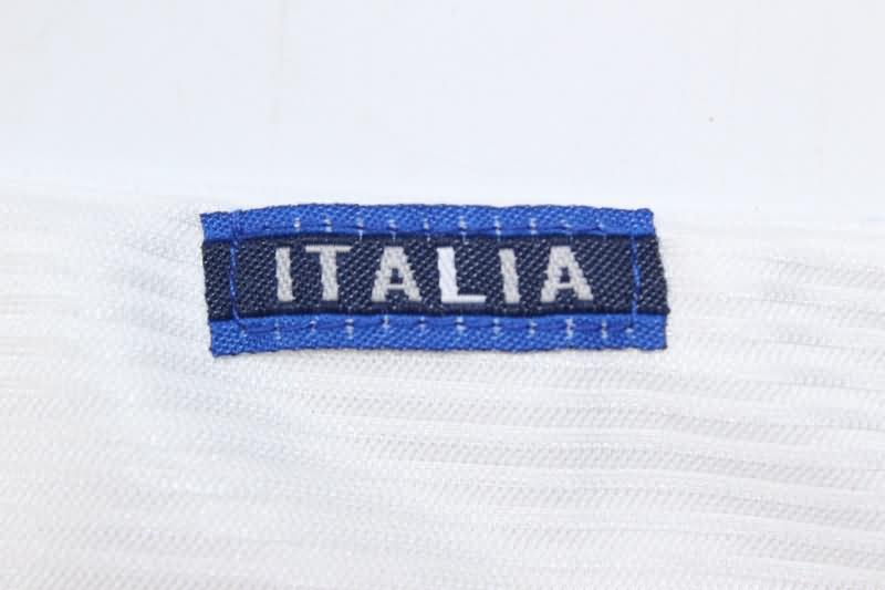 Thailand Quality(AAA) 1998 Italy Away Retro soccer Jersey