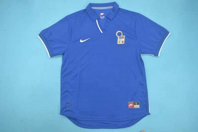 Thailand Quality(AAA) 1998 Italy Home Retro soccer Jersey