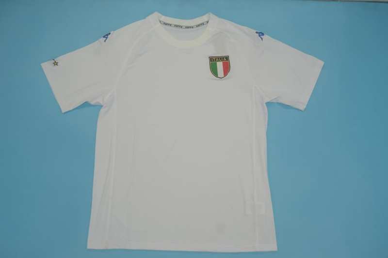 Thailand Quality(AAA) 2000 Italy Away Retro soccer Jersey