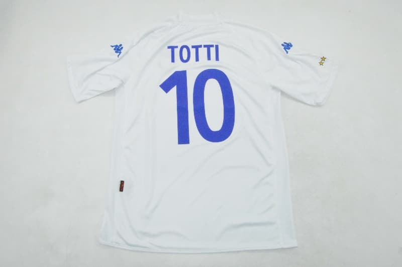 Thailand Quality(AAA) 2002 Italy Away Retro Soccer Jersey