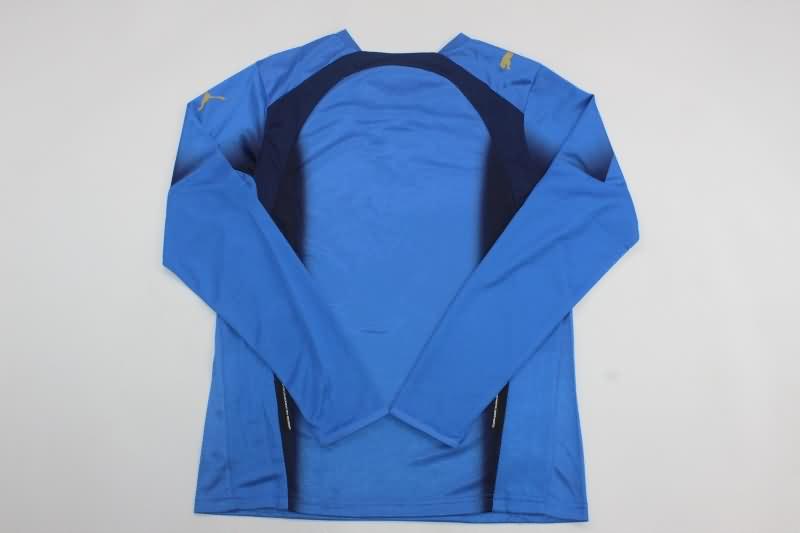 Thailand Quality(AAA) 2006 Italy Home Long Sleeve Retro Soccer Jersey