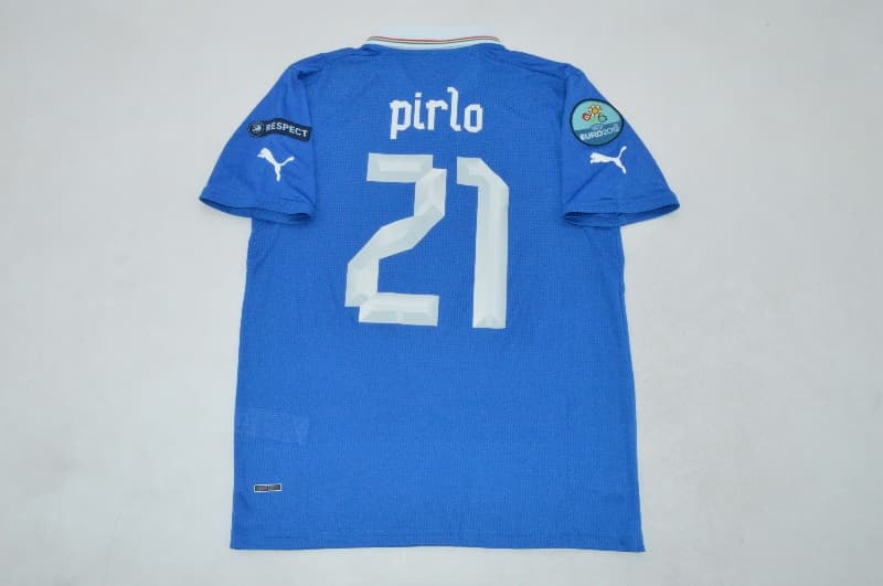 Thailand Quality(AAA) 2012 Italy Home Retro Soccer Jersey