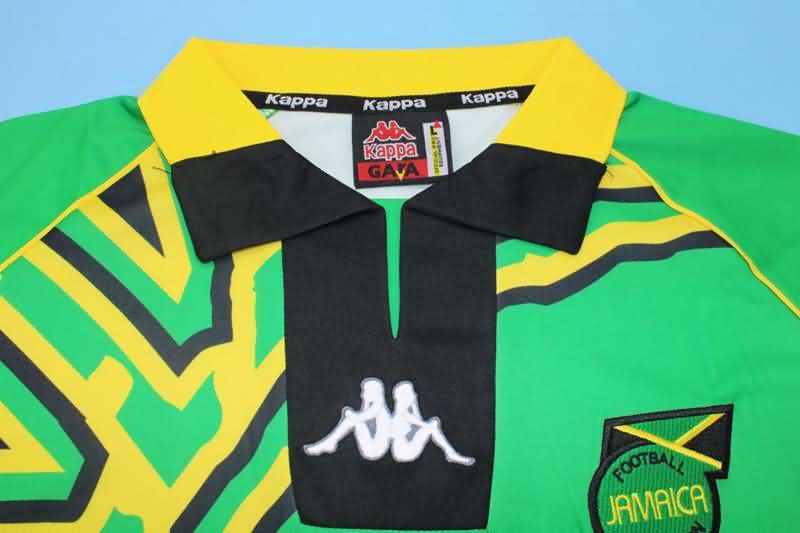 Thailand Quality(AAA) 1998 Jamaica Away Retro soccer Jersey