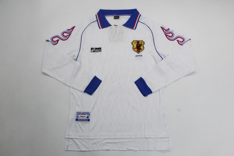 Thailand Quality(AAA) 1998 Japan Away Long Retro Soccer Jersey