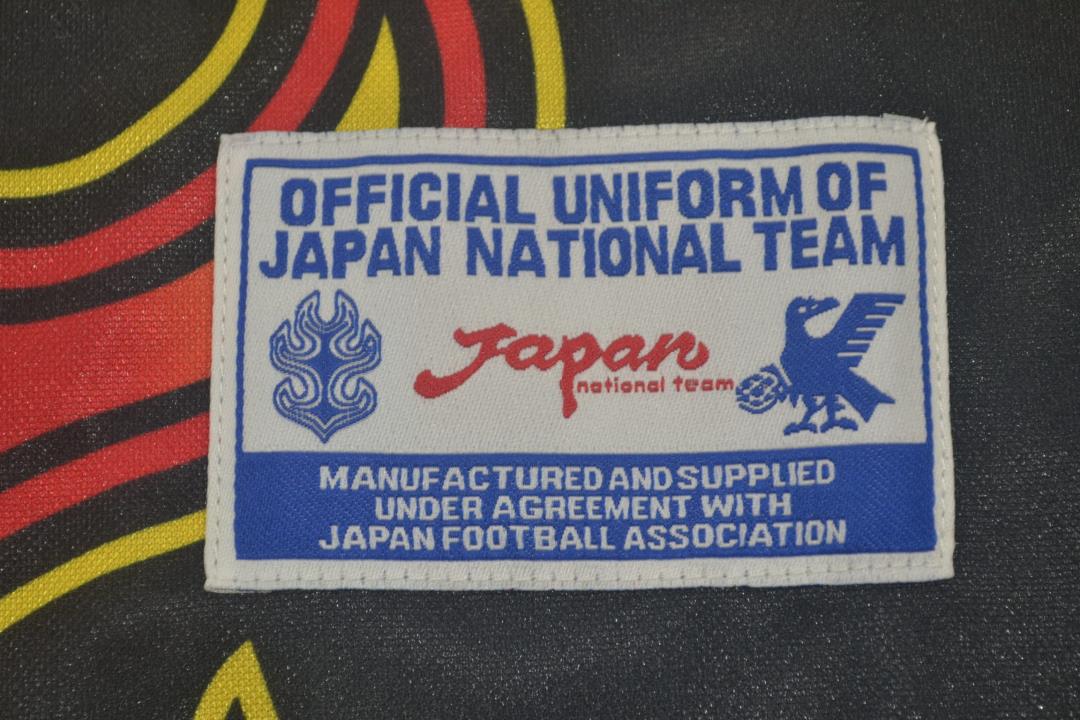 Thailand Quality(AAA) 1998 Japan Goalkeeper Black Retro Soccer Jersey(L/S)