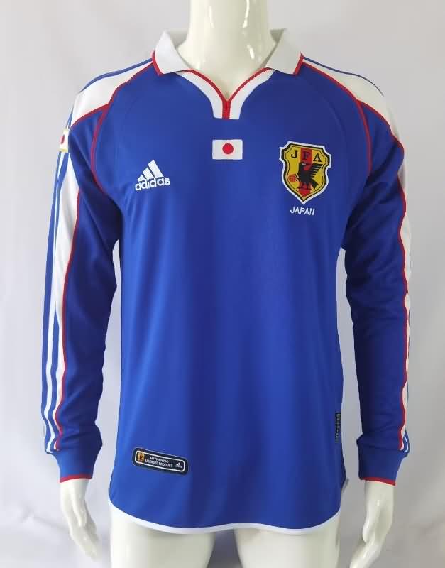 Thailand Quality(AAA) 2000 Japan Home Long Sleeve Retro Soccer Jersey