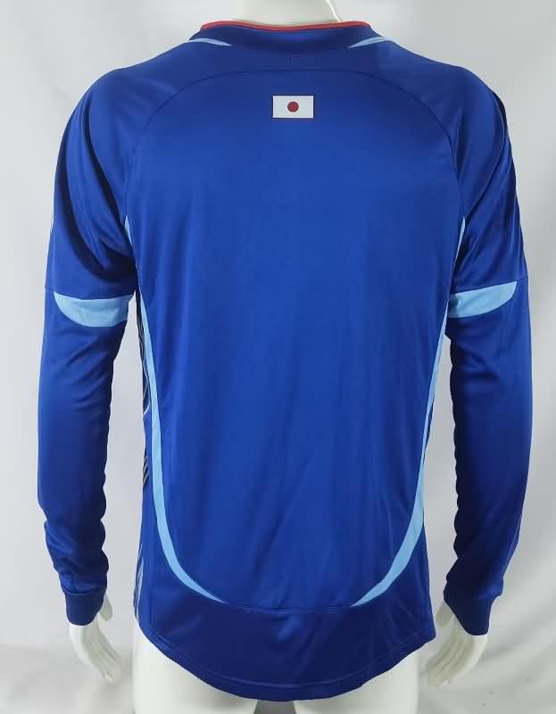 Thailand Quality(AAA) 2006 Japan Home Long Sleeve Retro Soccer Jersey