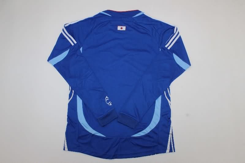 Thailand Quality(AAA) 2006 Japan Home Long Sleeve Retro Soccer Jersey