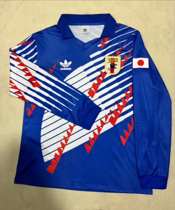 Thailand Quality(AAA) 1992/93 Japan Home Long Sleeve Retro Soccer Jersey