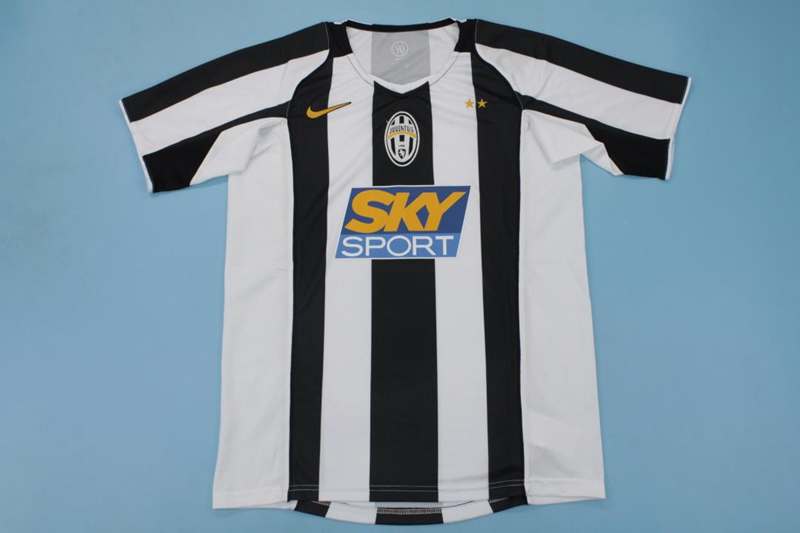 Thailand Quality(AAA) 2004/05 Juventus Home Retro Soccer Jersey