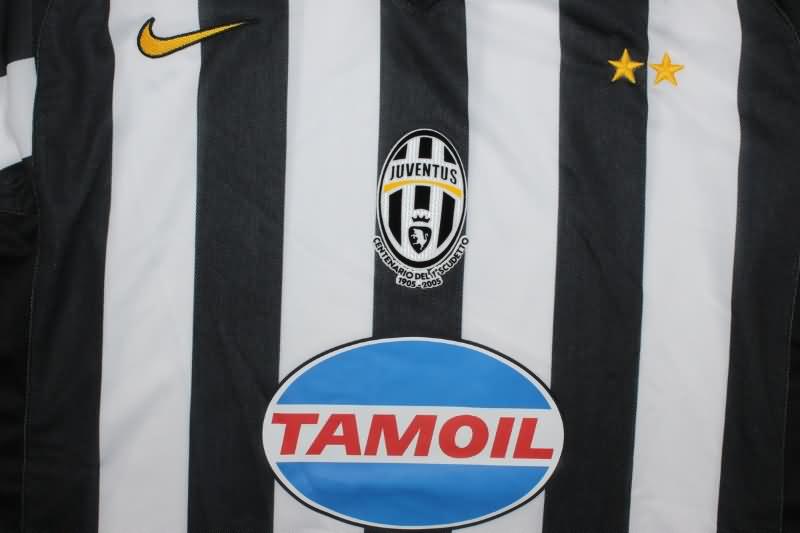 Thailand Quality(AAA) 2005/06 Juventus Home Retro Soccer Jersey