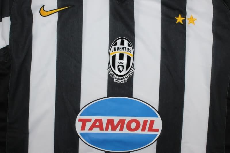 Thailand Quality(AAA) 2005/06 Juventus Home Retro Soccer Jersey