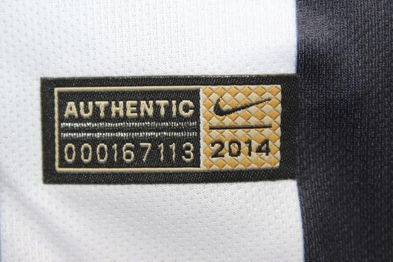 Thailand Quality(AAA) 2014/15 Juventus Home Long Sleeve Retro Soccer Jersey