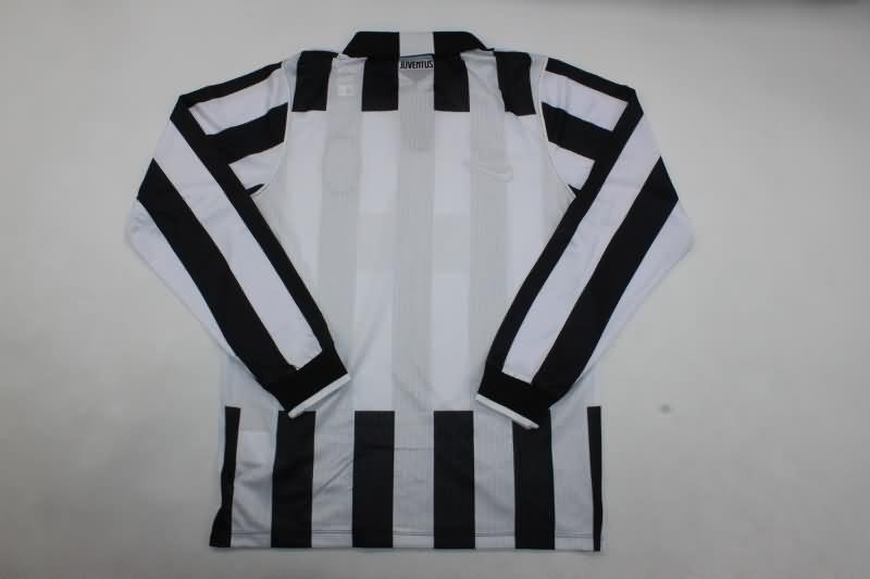 Thailand Quality(AAA) 2014/15 Juventus Home Long Sleeve Retro Soccer Jersey