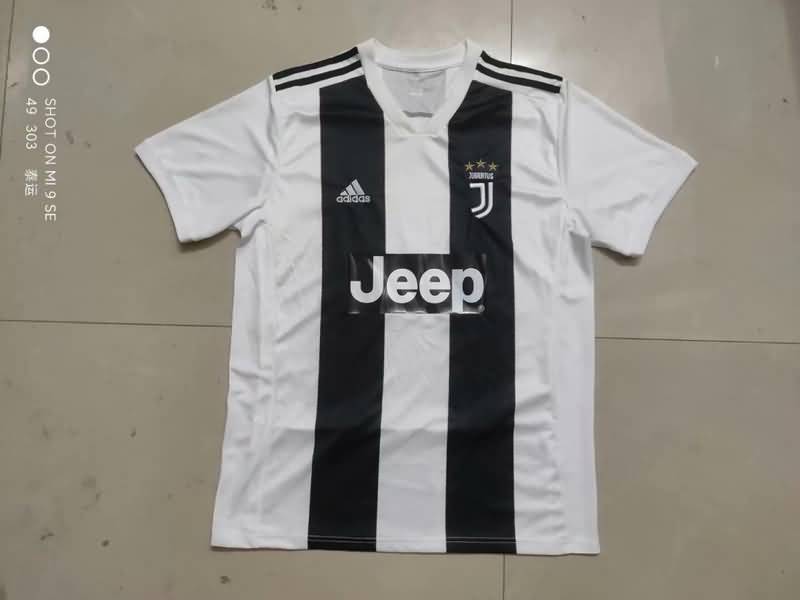 Thailand Quality(AAA) 2018/19 Juventus Home Retro Soccer Jersey