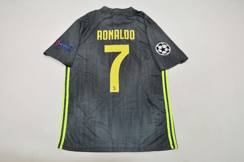 Thailand Quality(AAA) 2018/19 Juventus Third Retro Soccer Jersey