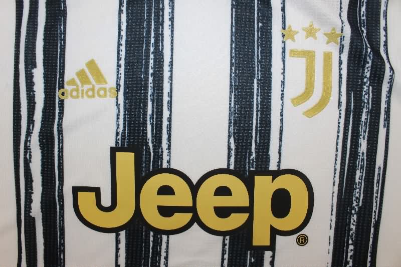 Thailand Quality(AAA) 2020/21 Juventus Home Retro Soccer Jersey (Player)