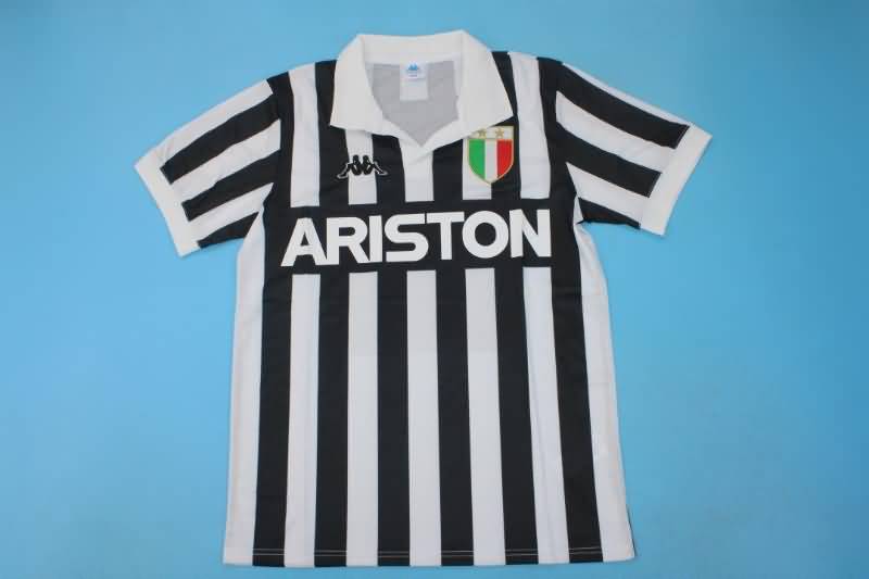 Thailand Quality(AAA) 1984/85 Juventus Home Retro Soccer Jersey