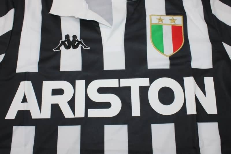 Thailand Quality(AAA) 1984/85 Juventus Home Retro Soccer Jersey