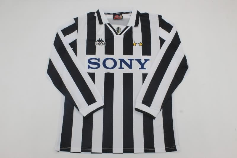 Thailand Quality(AAA) 1996/97 Juventus Home Long Sleeve Retro Soccer Jersey