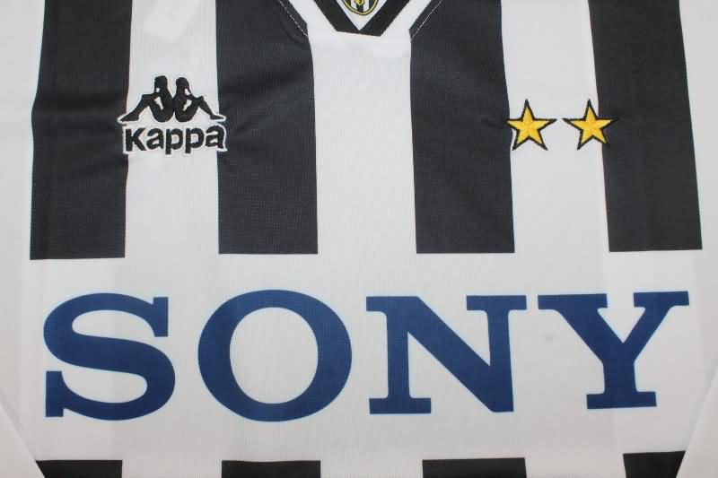 Thailand Quality(AAA) 1996/97 Juventus Home Long Sleeve Retro Soccer Jersey