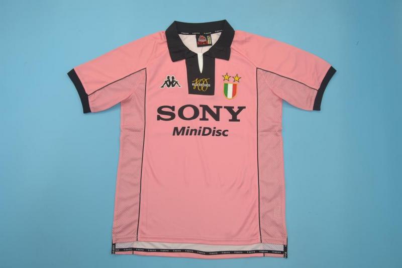 Thailand Quality(AAA) 1997/98 Juventus Away Retro Soccer Jersey