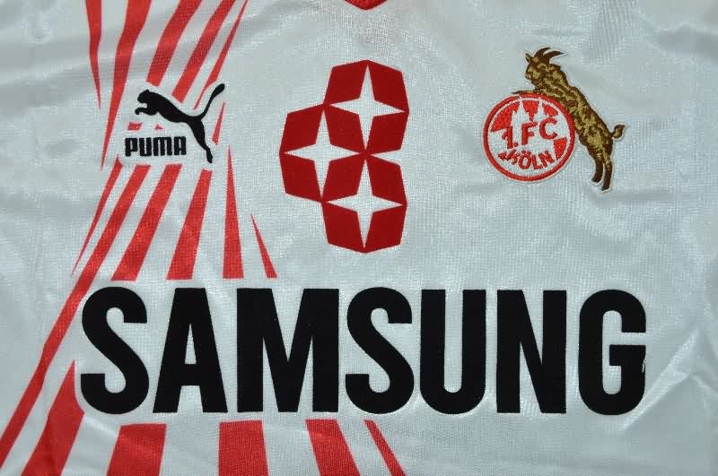 Thailand Quality(AAA) 1990/91 Koln Home Retro Soccer Jersey