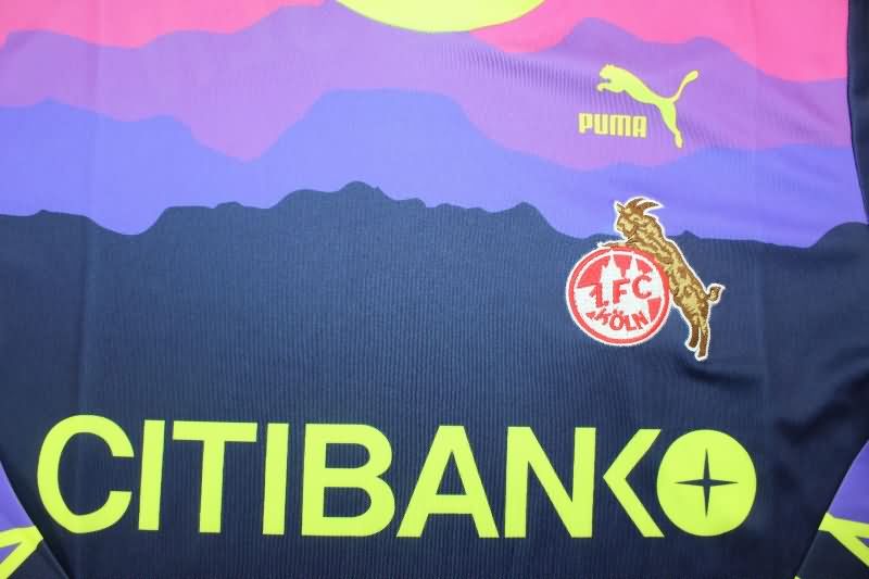 Thailand Quality(AAA) 1991/92 Koln Goalkeeper Retro Long Sleeve Soccer Jersey
