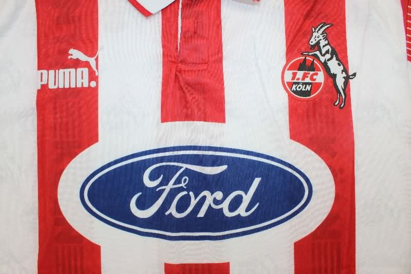 Thailand Quality(AAA) 1995/96 Koln Home Retro Soccer Jersey