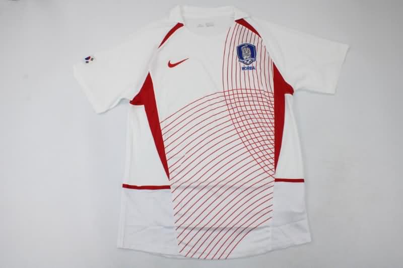 Thailand Quality(AAA) 2002 Korea Away Retro Soccer Jersey