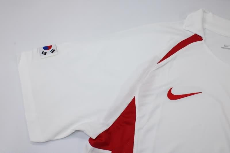 Thailand Quality(AAA) 2002 Korea Away Retro Soccer Jersey