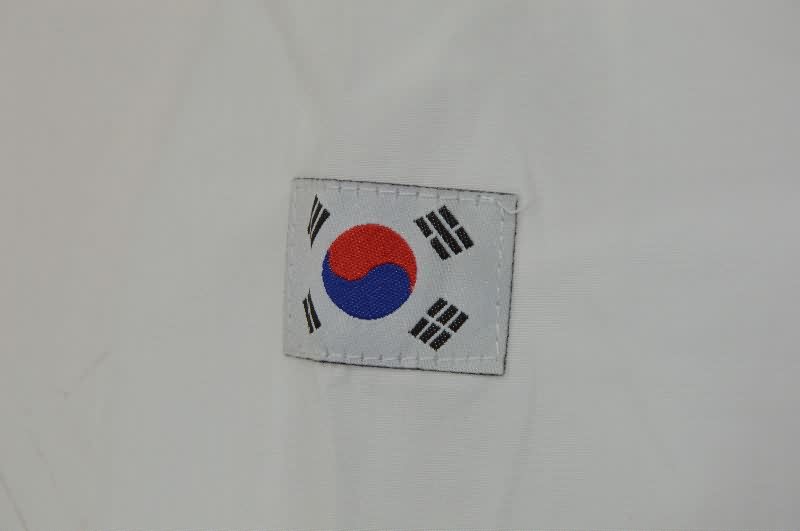 Thailand Quality(AAA) 2002 Korea Away Long Sleeve Retro Soccer Jersey