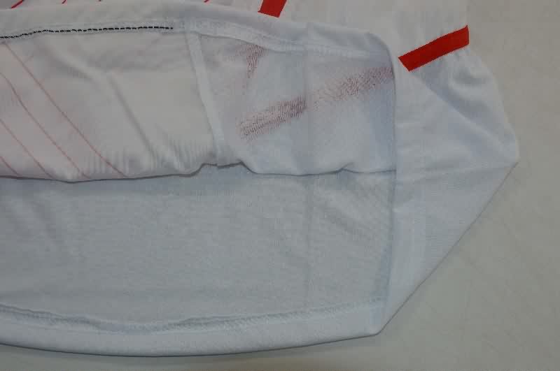 Thailand Quality(AAA) 2002 Korea Away Long Sleeve Retro Soccer Jersey