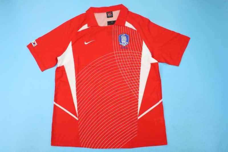 Thailand Quality(AAA) 2002 Korea Home Retro Soccer Jersey