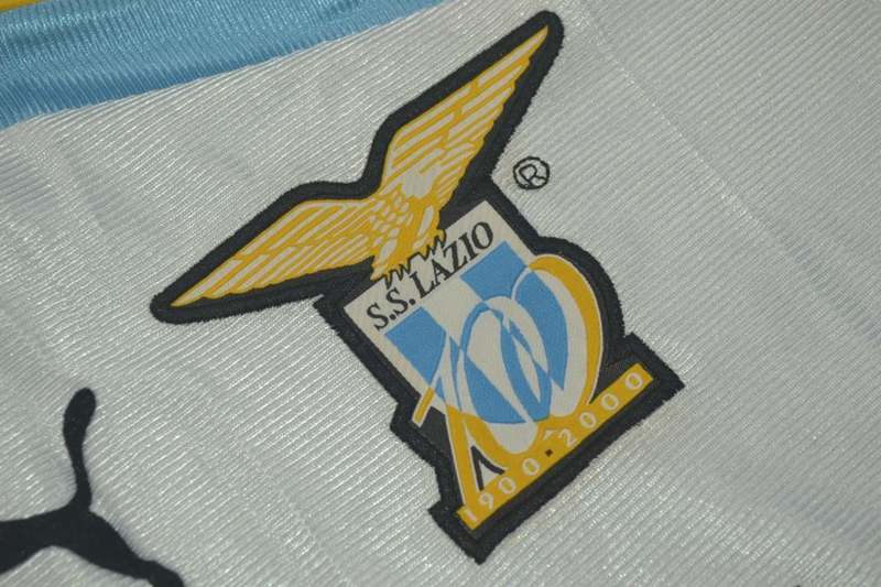 Thailand Quality(AAA) 2000/01 Lazio Away Retro Soccer Jersey