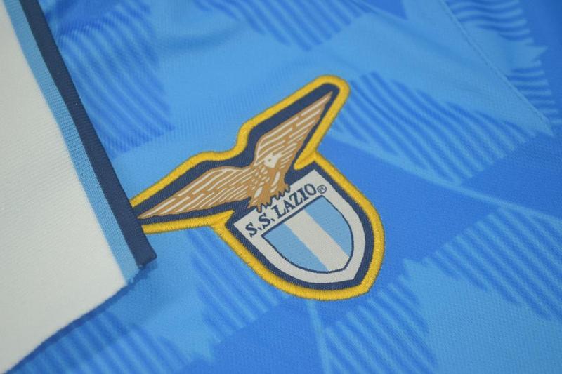 Thailand Quality(AAA) 1990/91 Lazio Home Retro Soccer Jersey