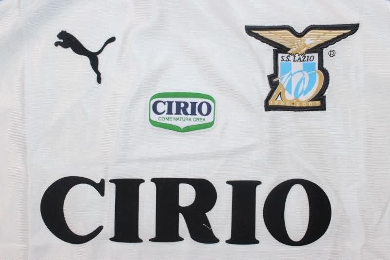 Thailand Quality(AAA) 1999/00 Lazio Away Retro Soccer Jersey