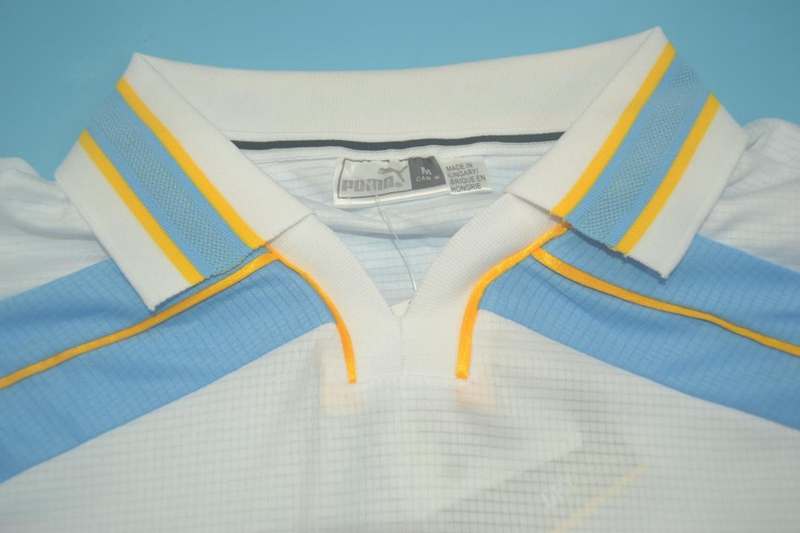 Thailand Quality(AAA) 1999/00 Lazio Away Retro Soccer Jersey(L/S)