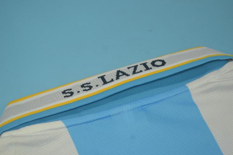 Thailand Quality(AAA) 1999/00 Lazio Home UCL Retro Soccer Jersey