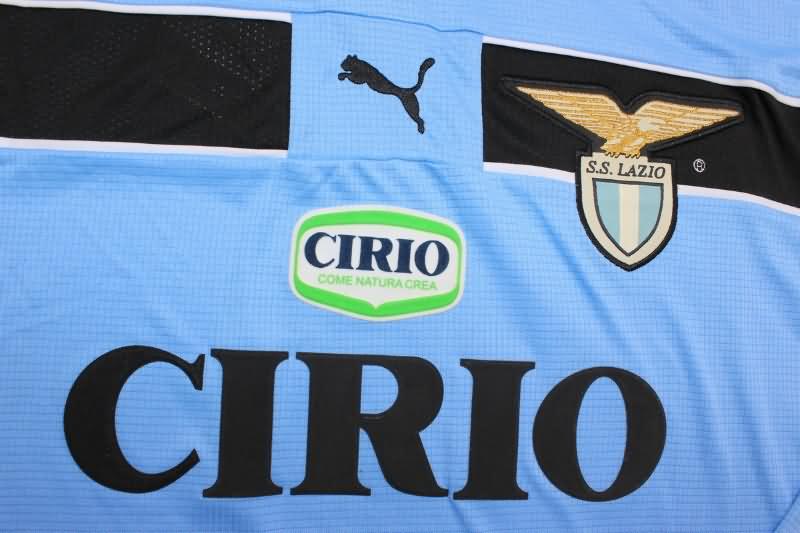 Thailand Quality(AAA) 1999/00 Lazio Home Long Sleeve Retro Soccer Jersey