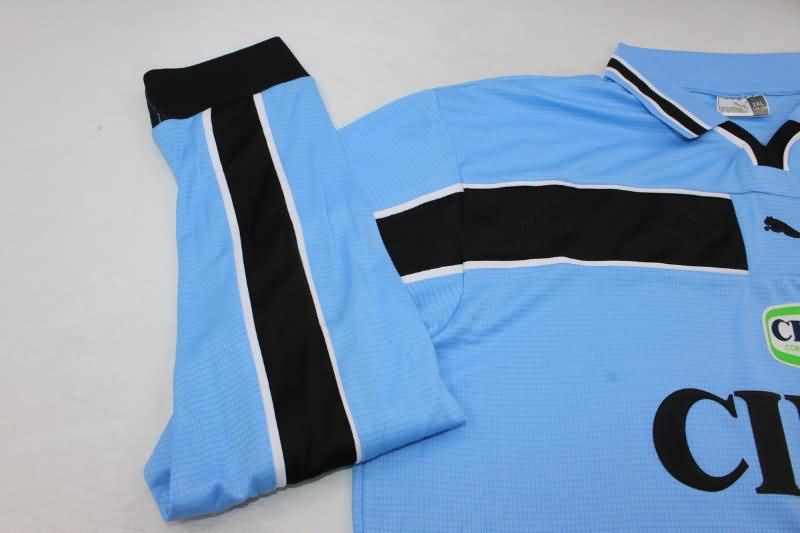 Thailand Quality(AAA) 1999/00 Lazio Home Long Sleeve Retro Soccer Jersey