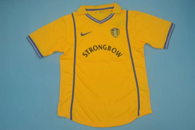 Thailand Quality(AAA) 2000/01 Leeds United Away Retro Soccer Jersey