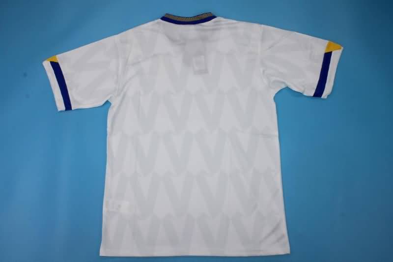 Thailand Quality(AAA) 1991/92 Leeds United Home Retro Soccer Jersey
