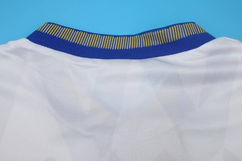 Thailand Quality(AAA) 1991/92 Leeds United Home Retro Soccer Jersey