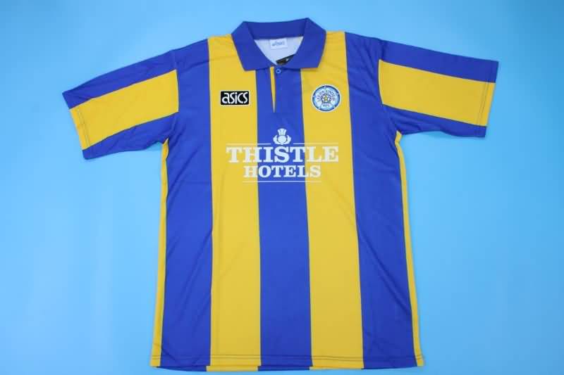 Thailand Quality(AAA) 1993/95 Leeds United Away Retro Soccer Jersey
