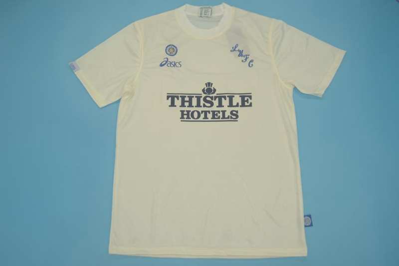 Thailand Quality(AAA) 1995/96 Leeds United Home Retro Soccer Jersey